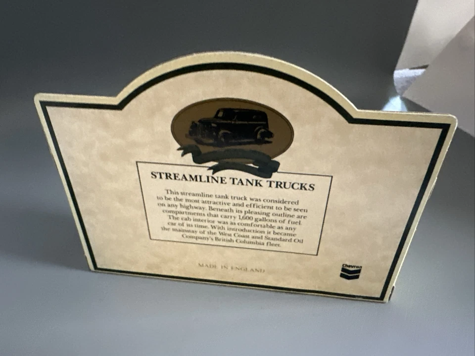 Diecast 1935 Streamline Gas Tanker LLEDO PLC Chevron Standard Oil Co. 1994 #15 - Image 3 of 4