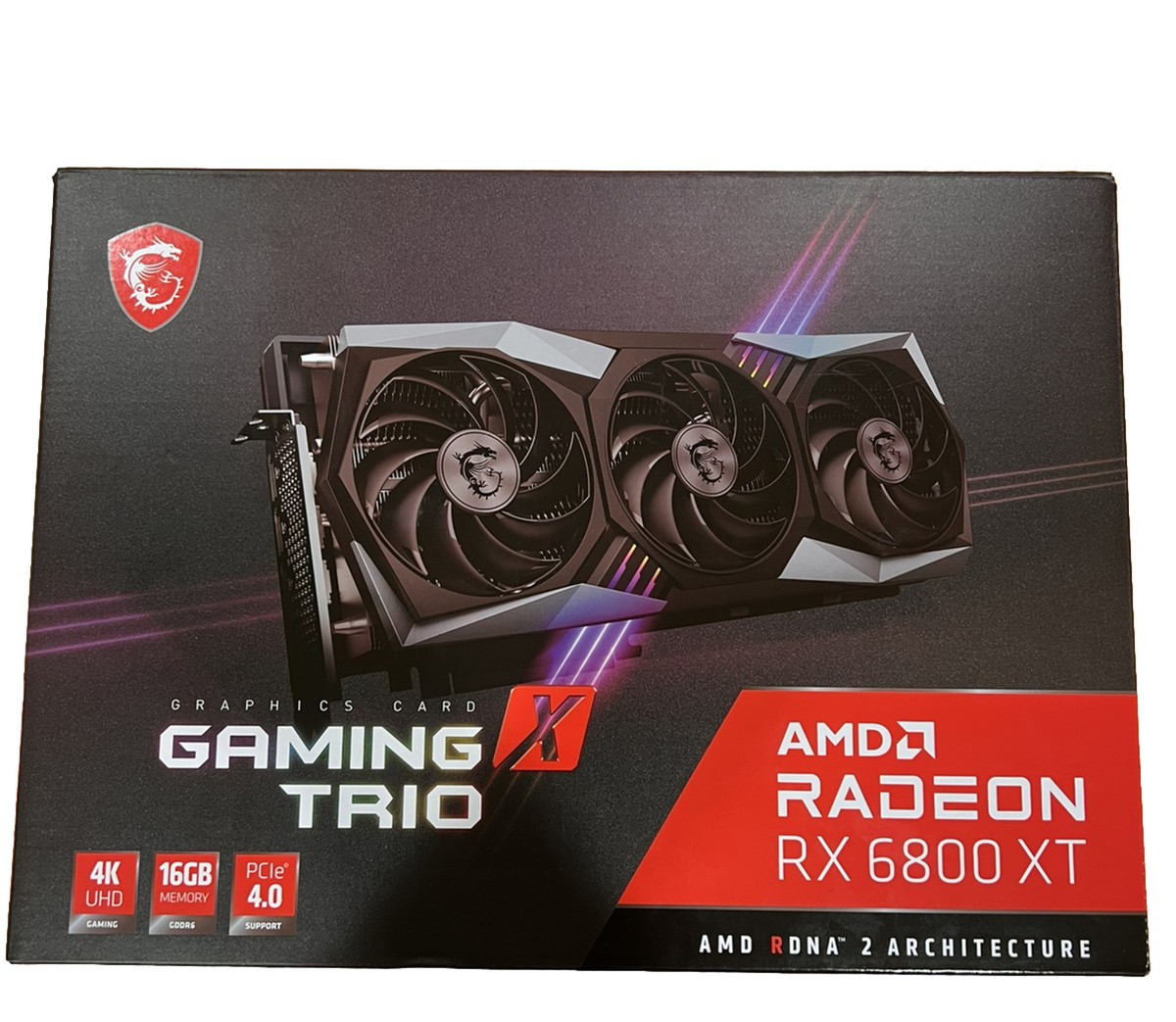 Graphics Card Msi Gaming Trio 6800xt MSI AMD Radeon RX 6800 XT