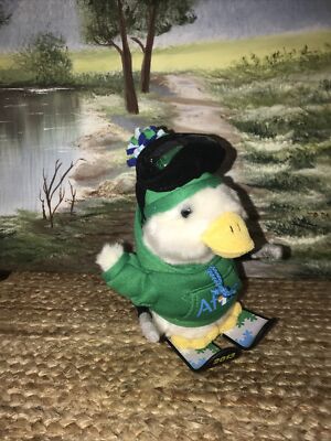 Macys Aflac Skifahren sprechende Ente Plüsch 6 Zoll funktioniert toll Weihnachten Urlaub 2013