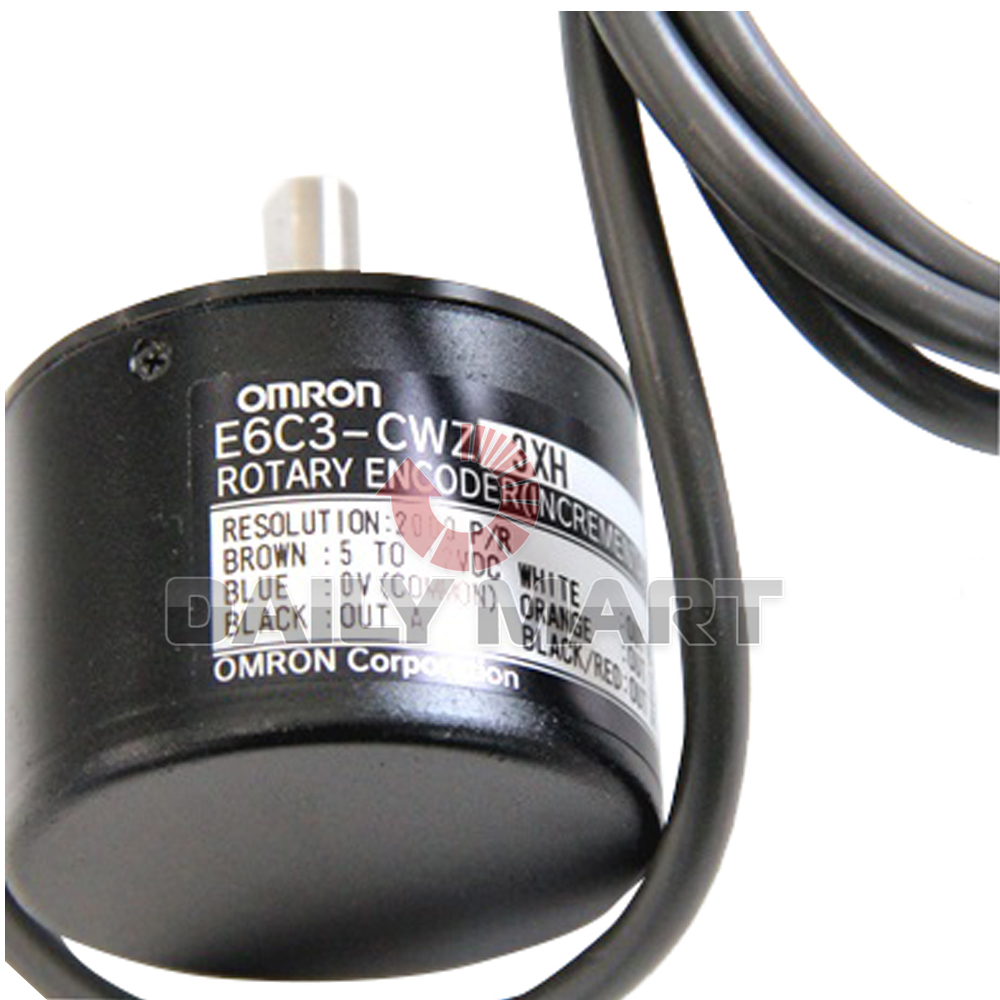 New Omron E6C3-CWZ3XH 2000P/R 2M Incremental Rotary Encoder 50-dia, Pre-wired, i