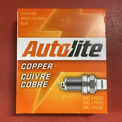 Autolite 46 Copper Resistor Spark Plug - Set of 4 - Bild 1 von 3