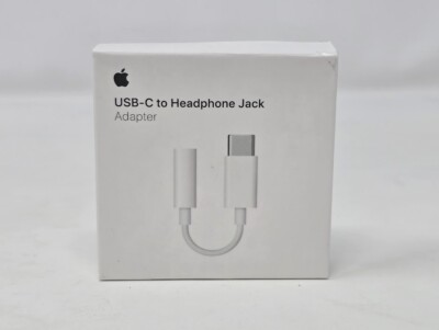 GENUINE Apple - USB-C to Headphone Jack Adapter - 3.5 mm - A2155 - MU7E2AM/A