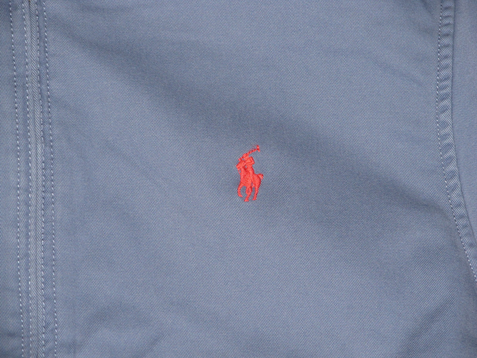 Giacca a vento Polo Ralph Lauren uomo beige rosso blu pony logo zip cappotto nuovo