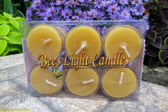 🐝 100% Beeswax Tealight Candles BULK USA Honey Tea Lights Bees Wax / Emergency - Image 3 of 4