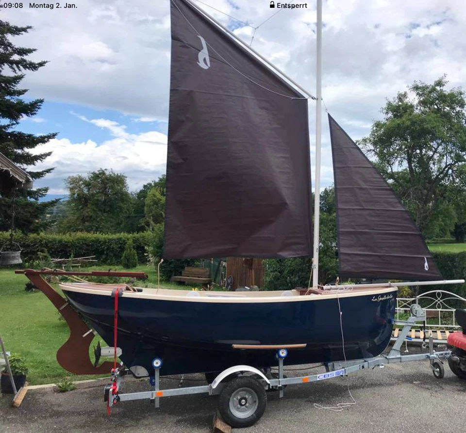 Segelboot mit inboard Elektromotor inkl. Trailer