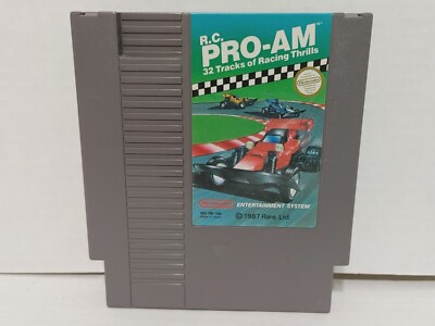 R.C. Pro-Am Nintendo NES Game R.C. Pro-Am NES Retro ORIGINAL WORKS GREAT Clean
