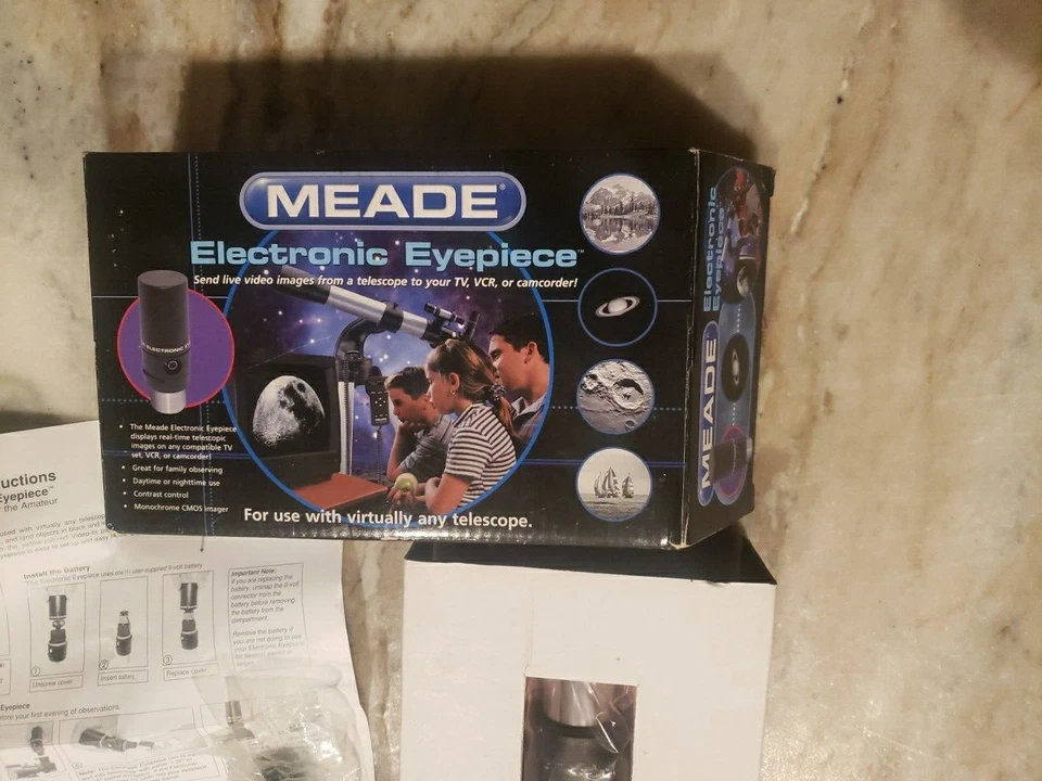 Meade Electronic Eye Piece Refracting Telescope No. 07166 .965 or 1.25 EP NIB - Image 4 of 4