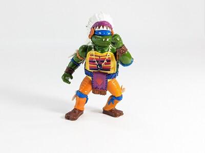 Teenage Mutant Ninja Turtles Wacky Wild West Indian Chief Leo 1992