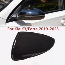 Black Left Rearview Door Mirror Cover Shell Cap For Kia K3/Forte 2019 2020-2023