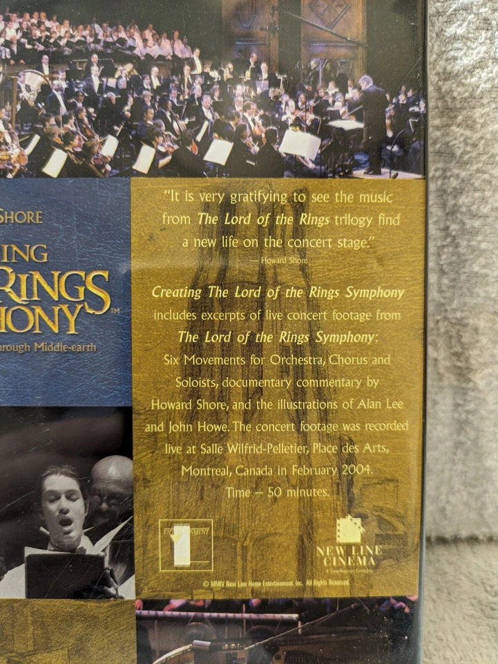 Howard Shore Creating the Lord of the Rings Symphony DVD - Composer's Journey - Image 4 of 4