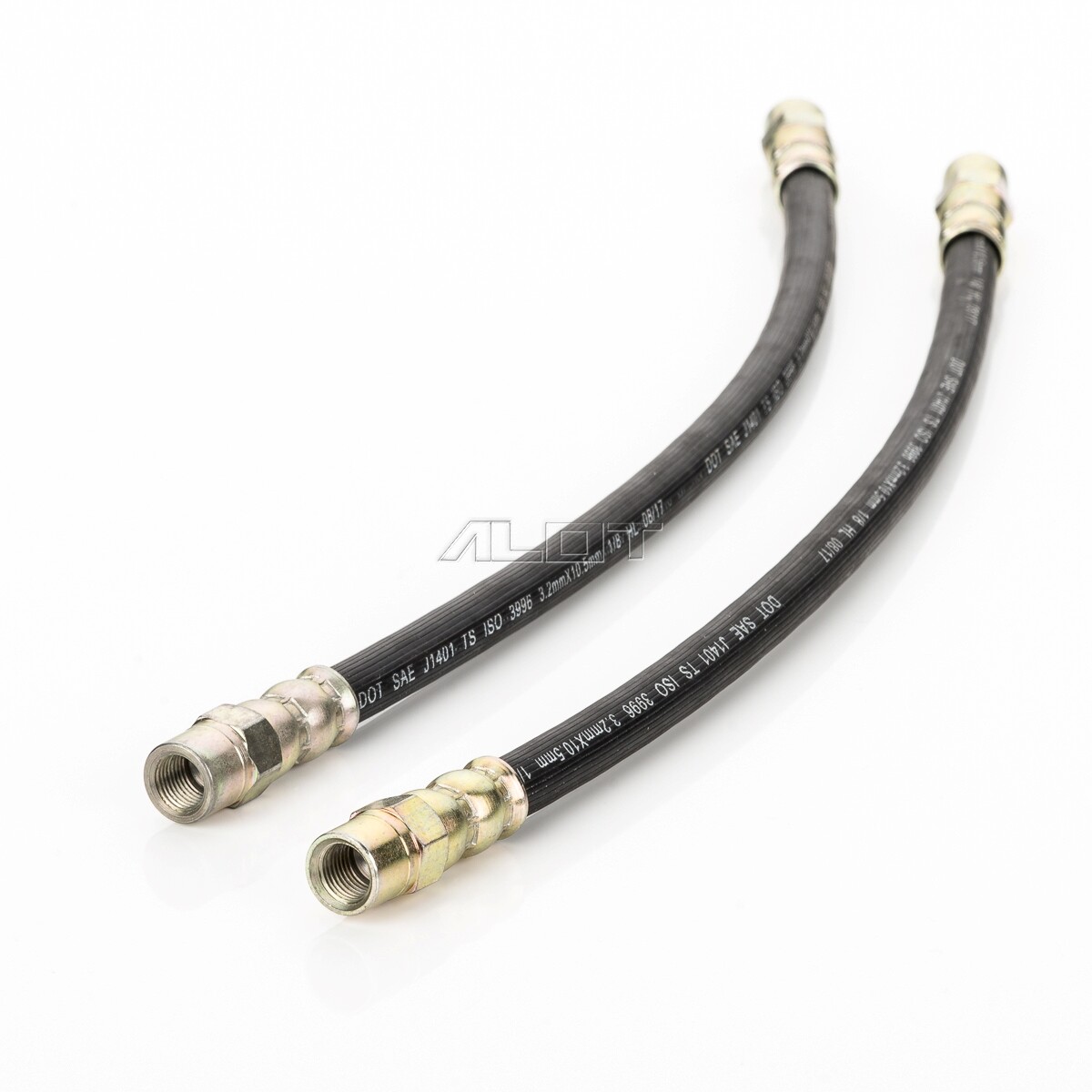 BESTPRICE 2x Bremsschlauch Hinten Für MINI R50 R53 - 435 Mm Ohne Hohlschraube