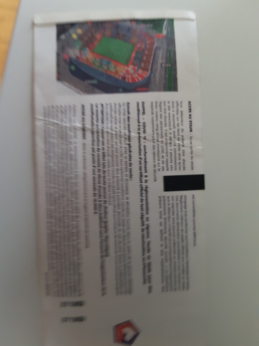 Billetterie Stade de Reims...vs Lille Losc.... - Etoile Sportive de