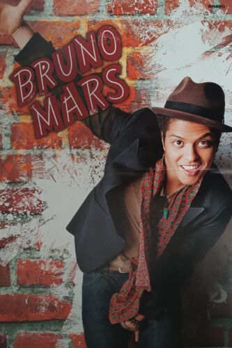 BRUNO MARS - A3 Poster (42x28cm) - Clippings Sammlung Foto Plakat BRAVO Magazine - Foto 1 di 1