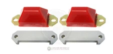 82-02 Trans Am Polyurethane Rear End Differential Bump Stops w/ Spacers RED