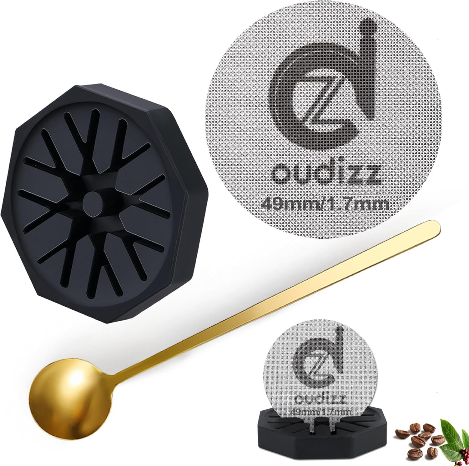 49Mm Puck Screen, Reusable Coffee Filters for Espresso Portafilter Filter Bas...