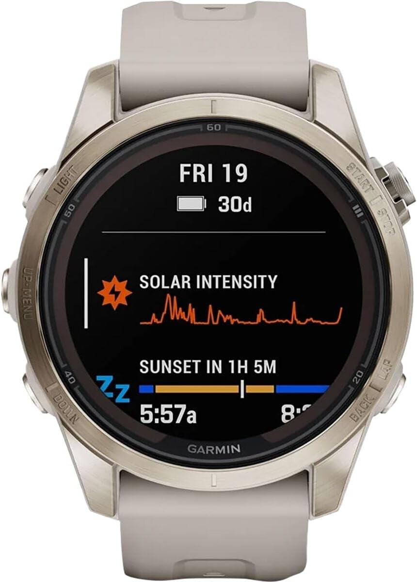 Garmin fēnix 6s Pro Solar GPS Watch (0100240910) for sale online