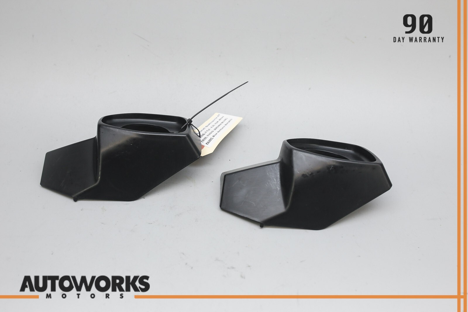 03-13 Maserati Quattroporte M139 Front Left & Right Seat Speaker Cover Set OEM