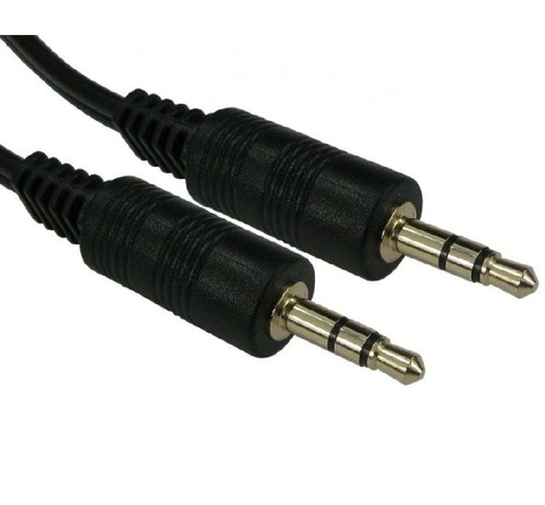 AUX Cable - 1.2m 3.5mm Jack Audio Male to Male Headphone Lead 1m - Picture 1 of 4