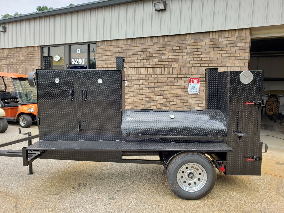 4'x3' Santa Maria Trailer BBQ Grill