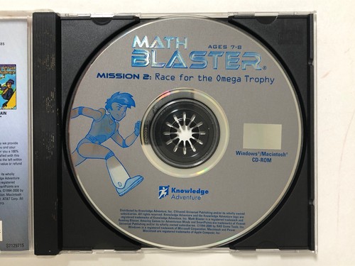 MATH BLASTER MISSION 2 Race for the Omega Trophy (2001, PC CD-ROM) - Picture 3 of 4