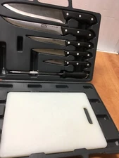 United Cutlery Brands Outdoor Series Stainless BBQ Knife Set Hard Case 7pc