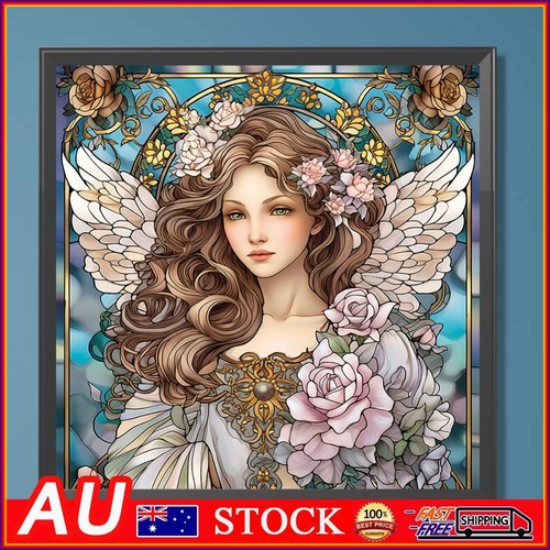 5D DIY Full Round Drill Diamond Painting Goddess Stained Glass Home ...