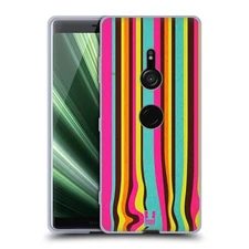 HEAD CASE DESIGNS DYNAMIC STRIPES SOFT GEL CASE FOR SONY PHONES 1