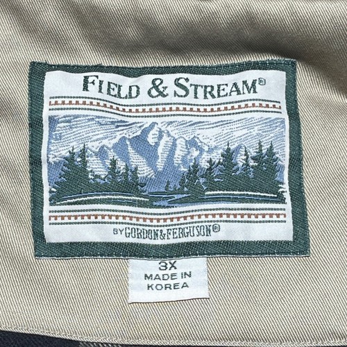 Field & Stream Gordon & Ferguson Vest Mens 3XL Tan Hunting Fishing Snaps Vintage - Picture 9 of 14