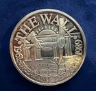 GERMANY 1989 BREAKING THROUGH THE WALL 3 OZ SILVER MEDAL, 51MM, UNCIRCULATED