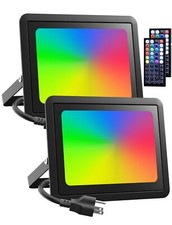 LED Flood Light Outdoor 600W Equiv, 60W RGB Color Changing Outdoor Floodlight...