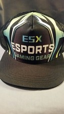 ESX ESports Gaming Gear YOUTH NEW With Tags Black Hat Cap Snapback Mesh OSFM