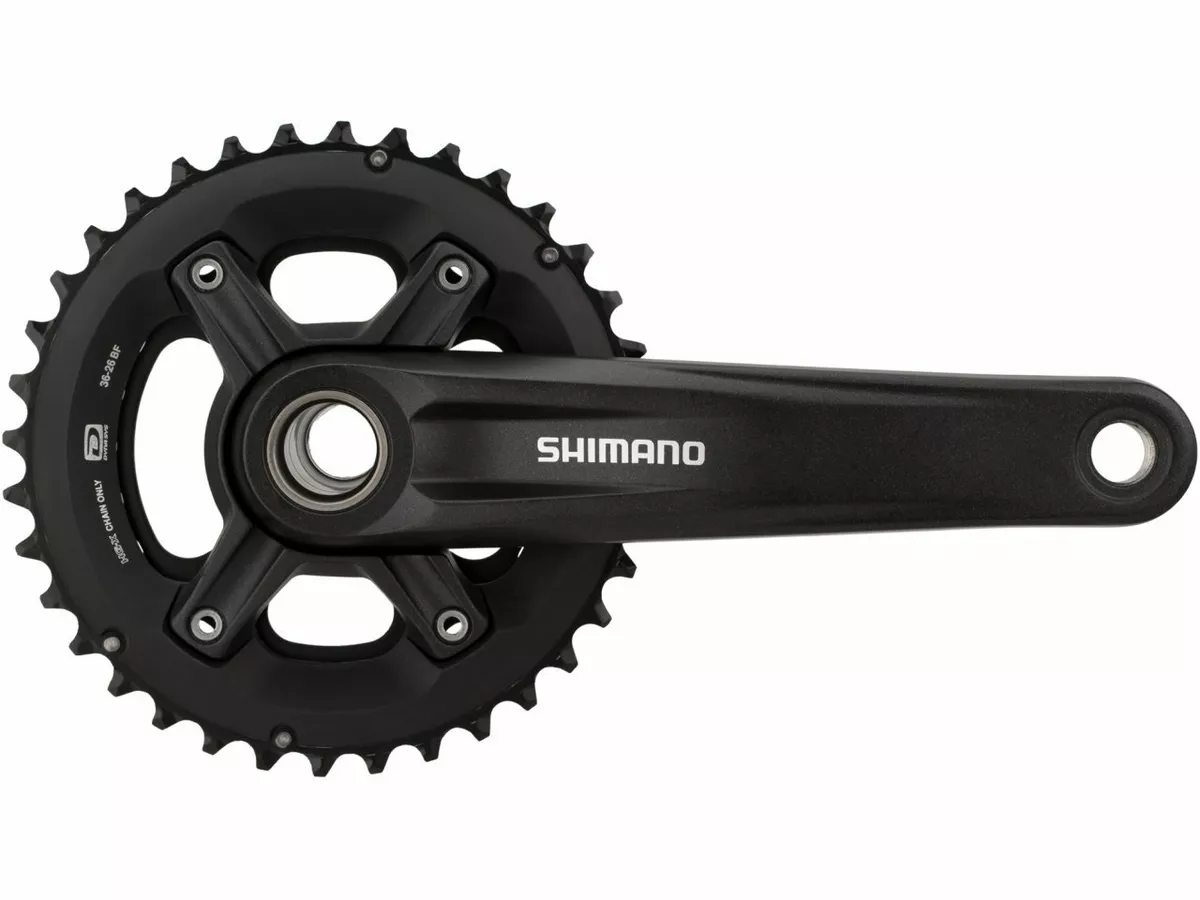 Shimano MT500 2 Crankset Two Piece 10 Speed Black 175 mm double 36