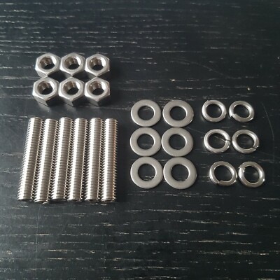 Pinto Stainless Inlet Manifold Studs & Nuts Ford Escort Mk1 Mk2 RS Sierra OHC 