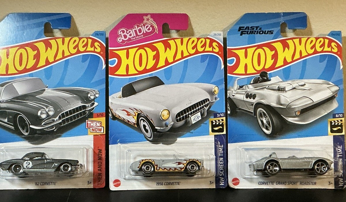 HOT WHEELS '1956,'62 & CORVETTE GRAND SPORT ROAHSTER 1:64 SCALE | eBay