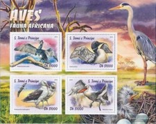 Sao Tome e Principe 6721-6724 Feuille miniature neuf avec gomme originale 2016 O