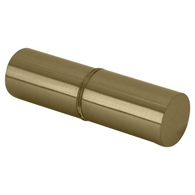 CRL Cylinder Style Single-Sided Shower Door Knob – Chrome Finish, Plastic Sleeve For Frameless Glass Doors