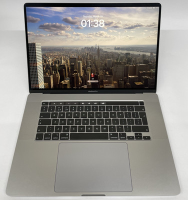 Apple MacBook Pro A2141 16'' i7 9. Gen 16GB RAM 500GB NVMe Grade C - 329 Zyklen