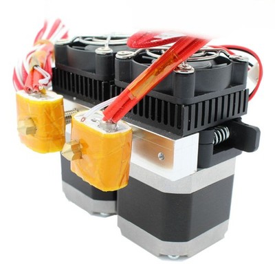 MK8 Dual Extruder mit 0.4mm Düse für 1.75mm Filament RepRap 3D-Drucker Makerbot