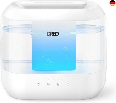Dreo Luftbefeuchter für Schlafzimmer, Top Fill 4L Supersized Cool Mist 