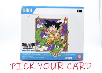 Dragon Ball SB01 Manga Booster (L/C/UC/R) - Buy 3 Get 1 Free