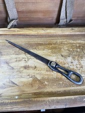 Antique Cast Iron Handle Pad Saw / Keyhole Saw – Vintage Carpenter Hand Tool