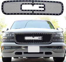 Stainless Steel Mesh Grille Fits 1999-2002 Gmc Sierra 1500 2500 2001-2006 Gmc Yu
