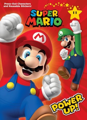 Super Mario: Power Up! (Nintendo ): Press-Out Characters and Reusable Stick...