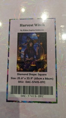 ERNTEHEXE VON RIKKA SOPHIA REIKKINEN DIAMOND ART CLUB DAC DIAMOND PAINTING