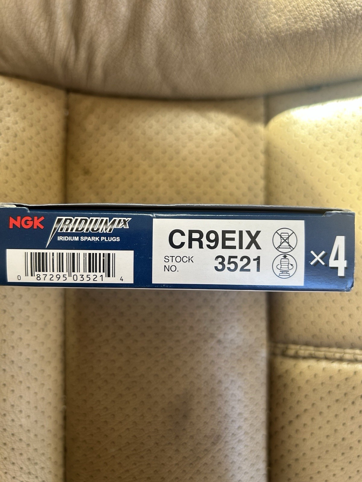 4 CR9EIX/3521 Genuine NGK Iridium IX Spark Plugs SUZUKI GSXR Motorcycle NIB