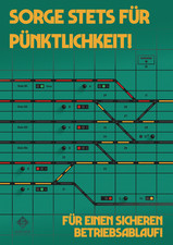 Retro Poster WSSB Gleisbildstellwerk DR