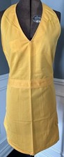 1976, McDonald's, "Un-Used", Female Employee Yellow Dress Apron Vintage 