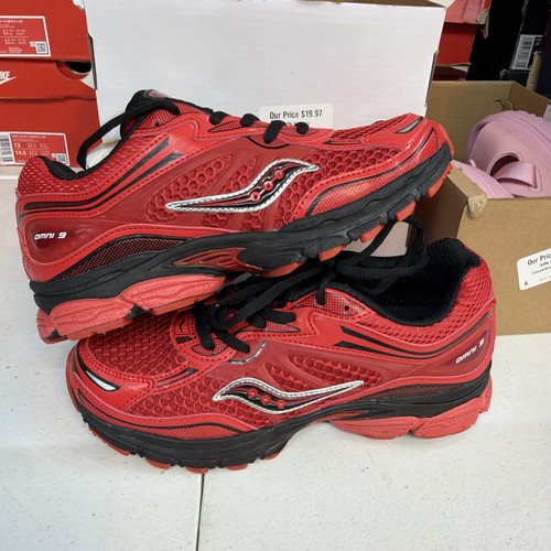Größe 7 – Damen – Saucony Omni 9 rot/schwarz brandneu! - Bild 1 von 9