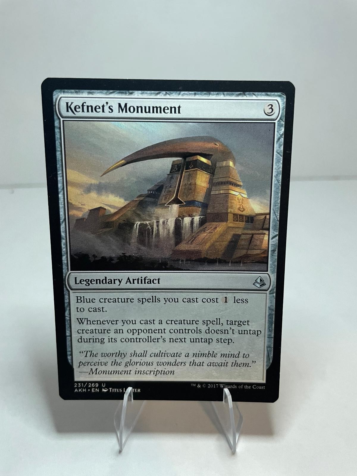 Kefnet's Monument 231 Uncommon Amonkhet Lightly Played