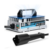 18 Amp 48 Volt Golf Cart Charger for Yamaha G29 Drive Drive 2 Fast Charging...